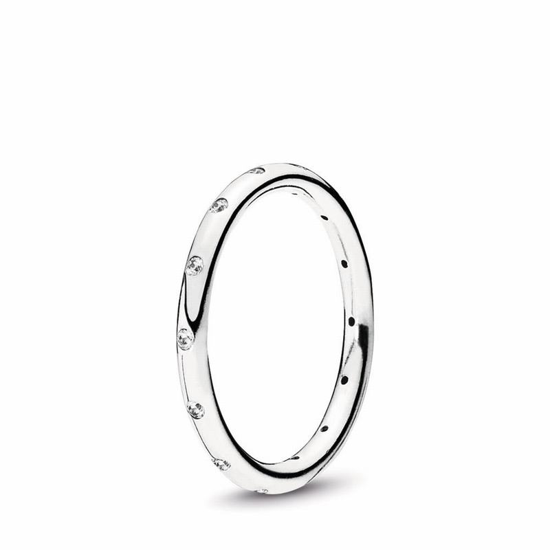 Anillos Apilables Pandora Simple Sparkling Band Argint (as5AcgHL)